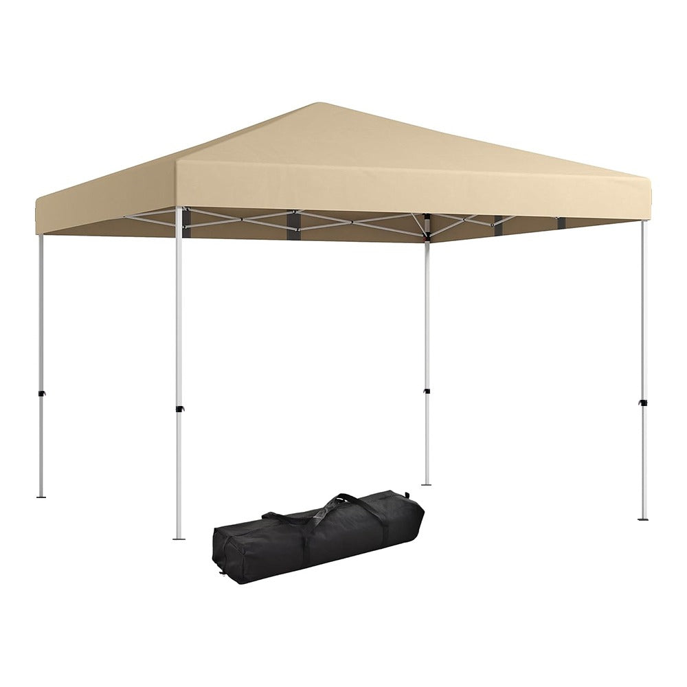 Pavilon hátfallal, zsebekkel 3x3x2,8 m, bézs-1