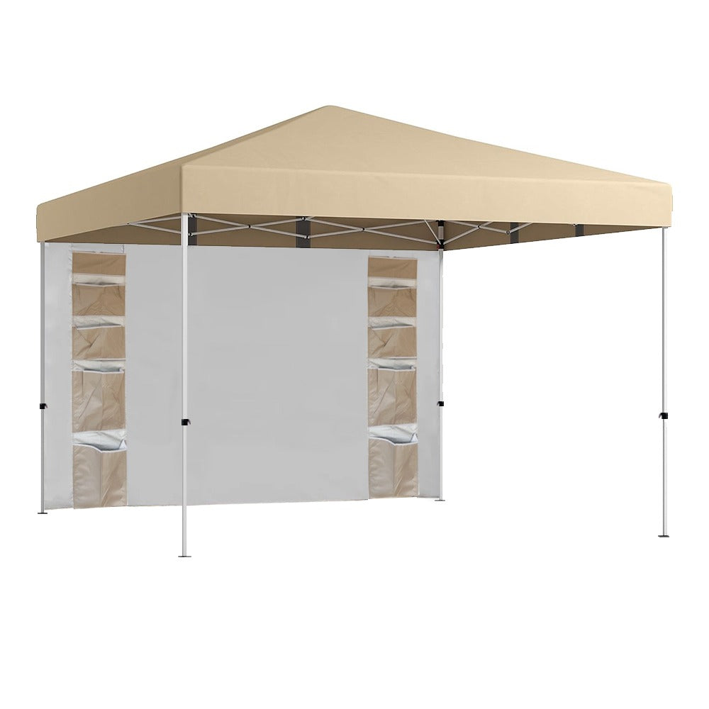 Pavilon hátfallal, zsebekkel 3x3x2,8 m, bézs-0