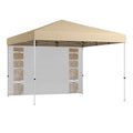 Pavilon hátfallal, zsebekkel 3x3x2,8 m, bézs-0